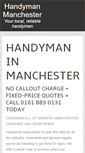 Mobile Screenshot of handyman-manchester.net