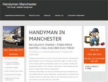 Tablet Screenshot of handyman-manchester.net